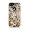 The Vintage Torn Newspaper Collage Apple iPhone 5-5s Otterbox Commuter Case Skin Set