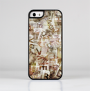 The Vintage Torn Newspaper Collage Skin-Sert Case for the Apple iPhone 5/5s