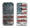 The Vintage USA Flag Apple iPhone 5-5s LifeProof Fre Case Skin Set