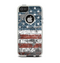 The Vintage USA Flag Apple iPhone 5-5s Otterbox Commuter Case Skin Set