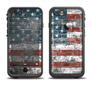 The Vintage USA Flag Apple iPhone 6/6s LifeProof Fre Case Skin Set