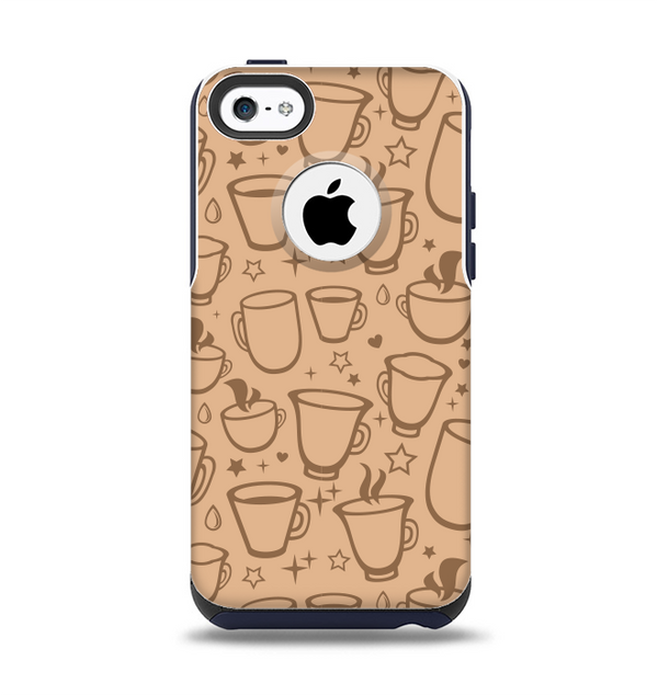 The Vintage Vector Coffee Mugs Apple iPhone 5c Otterbox Commuter Case Skin Set