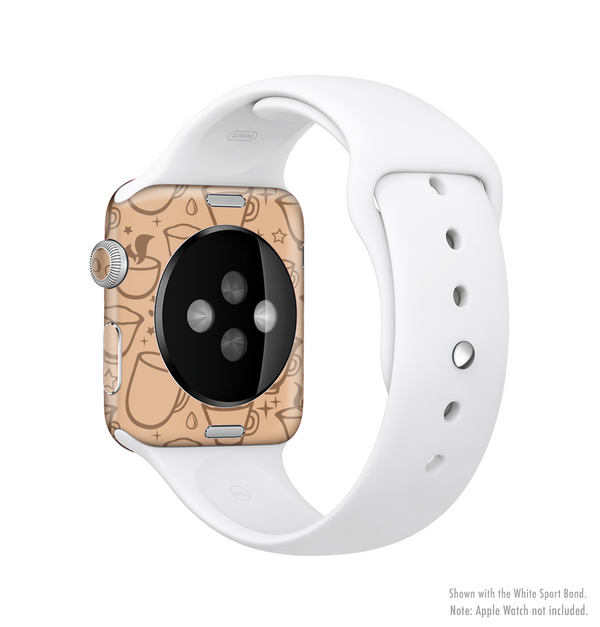 The Vintage Vector Coffee Mugs Full-Body Skin Kit for the Apple Watch