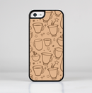The Vintage Vector Coffee Mugs Skin-Sert Case for the Apple iPhone 5c