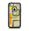 The Vintage Vector Square Pattern Apple iPhone 5c Otterbox Defender Case Skin Set