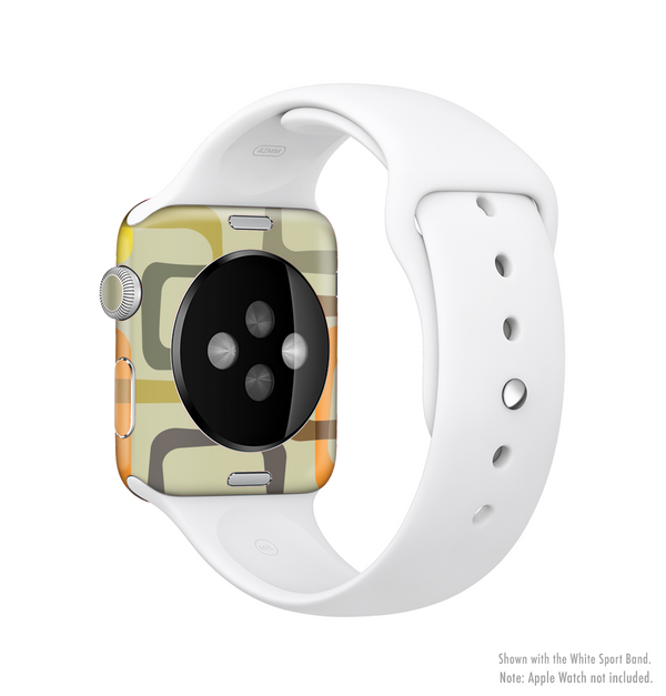 The Vintage Vector Square Pattern Full-Body Skin Kit for the Apple Watch