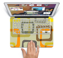 The Vintage Vector Square Pattern Skin Set for the Apple MacBook Pro 15" with Retina Display