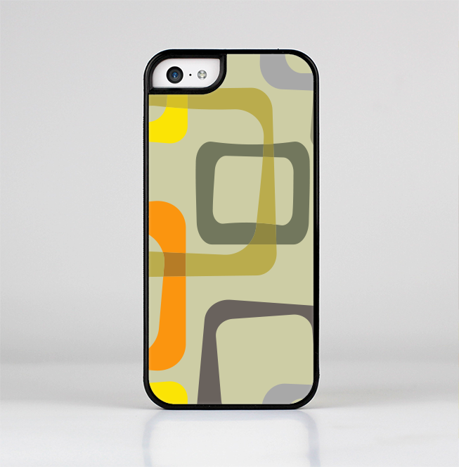 The Vintage Vector Square Pattern Skin-Sert Case for the Apple iPhone 5c