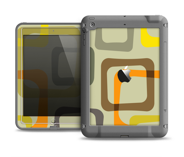 The Vintage Vector Square Pattern Apple iPad Mini LifeProof Fre Case Skin Set