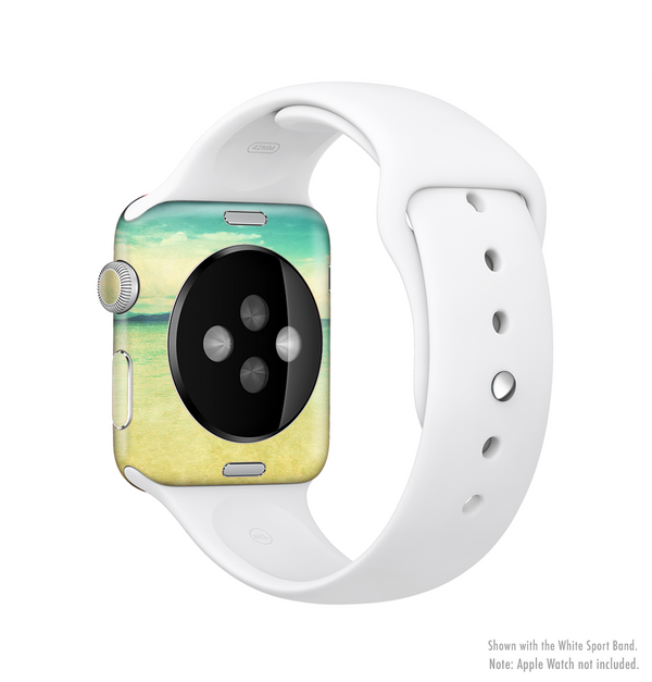 The Vintage Vibrant Beach Scene Full-Body Skin Kit for the Apple Watch