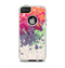 The Vintage WaterColor Droplets Apple iPhone 5-5s Otterbox Commuter Case Skin Set