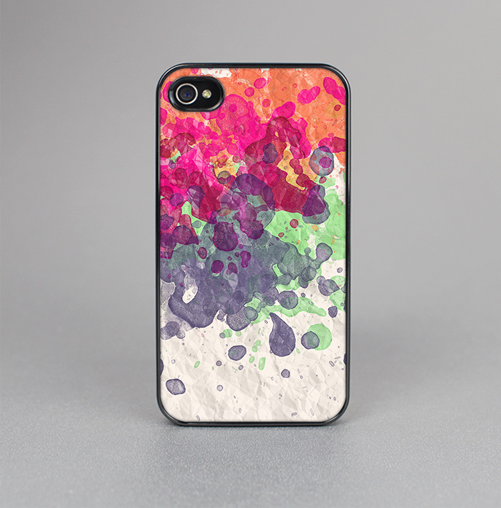 The Vintage WaterColor Droplets Skin-Sert for the Apple iPhone 4-4s Skin-Sert Case
