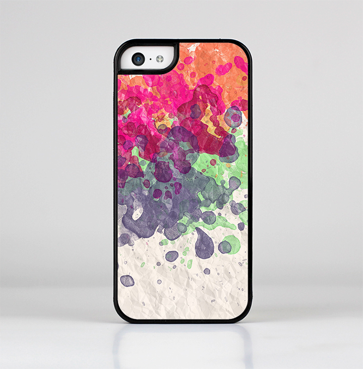 The Vintage WaterColor Droplets Skin-Sert Case for the Apple iPhone 5c