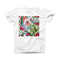 The Vintage Watercolor Cactus Bloom ink-Fuzed Front Spot Graphic Unisex Soft-Fitted Tee Shirt