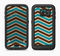 The Vintage Wide Chevron Pattern Brown & Blue Full Body Samsung Galaxy S6 LifeProof Fre Case Skin Kit