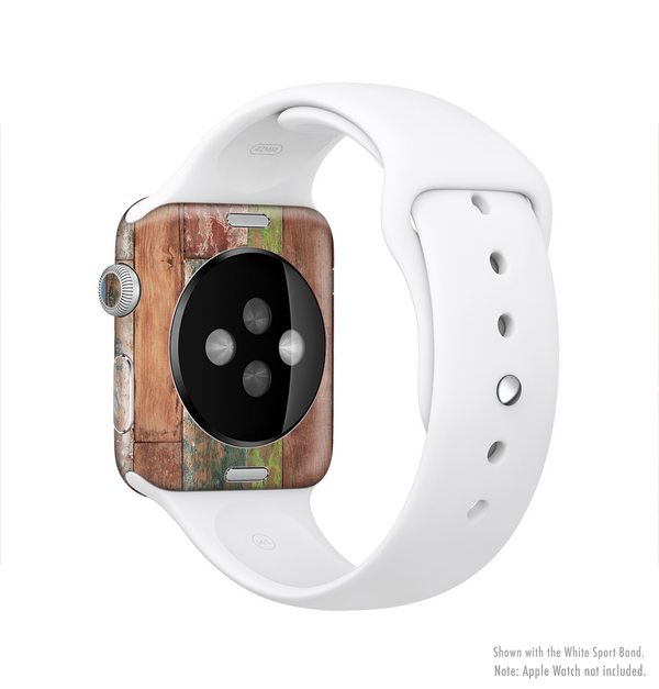 The Vintage Wood Planks Full-Body Skin Kit for the Apple Watch