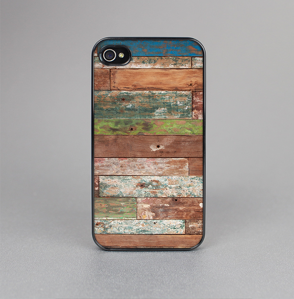 The Vintage Wood Planks Skin-Sert for the Apple iPhone 4-4s Skin-Sert Case