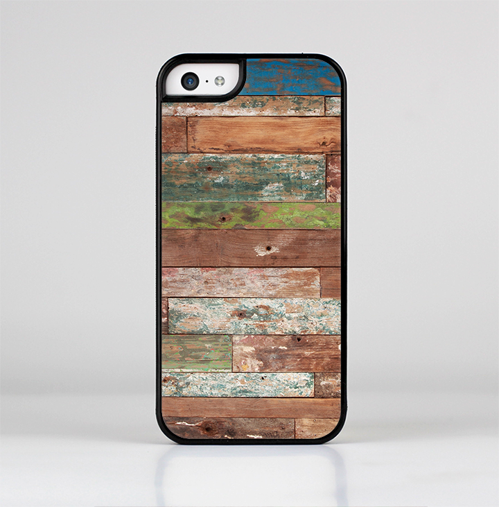 The Vintage Wood Planks Skin-Sert Case for the Apple iPhone 5c