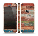 The Vintage Wood Planks Skin Set for the Apple iPhone 5s