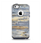 The Vintage Wooden Planks with Yellow Paint Apple iPhone 5c Otterbox Commuter Case Skin Set