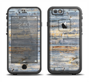 The Vintage Wooden Planks with Yellow Paint Apple iPhone 6/6s LifeProof Fre Case Skin Set