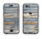 The Vintage Wooden Planks with Yellow Paint Apple iPhone 6 LifeProof Nuud Case Skin Set