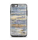 The Vintage Wooden Planks with Yellow Paint Apple iPhone 6 Plus Otterbox Symmetry Case Skin Set