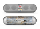 The Vintage Wooden Planks with Yellow Paint Skin for the Beats by Dre Pill Bluetooth Speaker