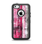 The Vintage Worn Pink Paint Apple iPhone 5c Otterbox Defender Case Skin Set