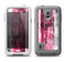 The Vintage Worn Pink Paint Samsung Galaxy S5 LifeProof Fre Case Skin Set