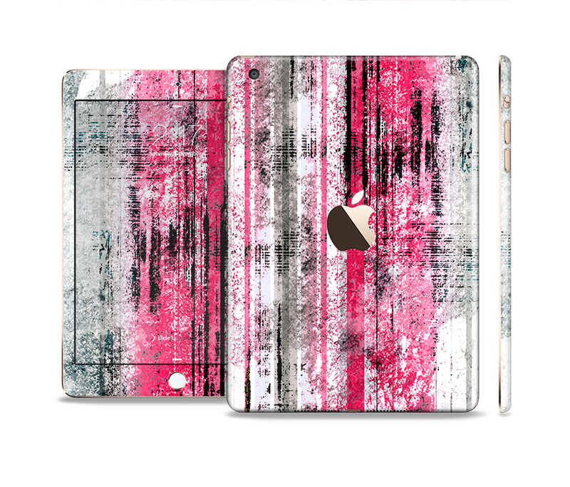 The Vintage Worn Pink Paint Full Body Skin Set for the Apple iPad Mini 3