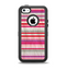 The Vintage Wrinkled Color Tall Stripes Apple iPhone 5c Otterbox Defender Case Skin Set