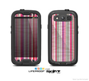 The Vintage Wrinkled Color Tall Stripes Skin For The Samsung Galaxy S3 LifeProof Case