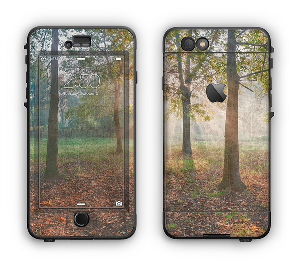 The Vivia Colored Sunny Forrest Apple iPhone 6 LifeProof Nuud Case Skin Set