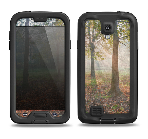 The Vivia Colored Sunny Forrest Samsung Galaxy S4 LifeProof Nuud Case Skin Set