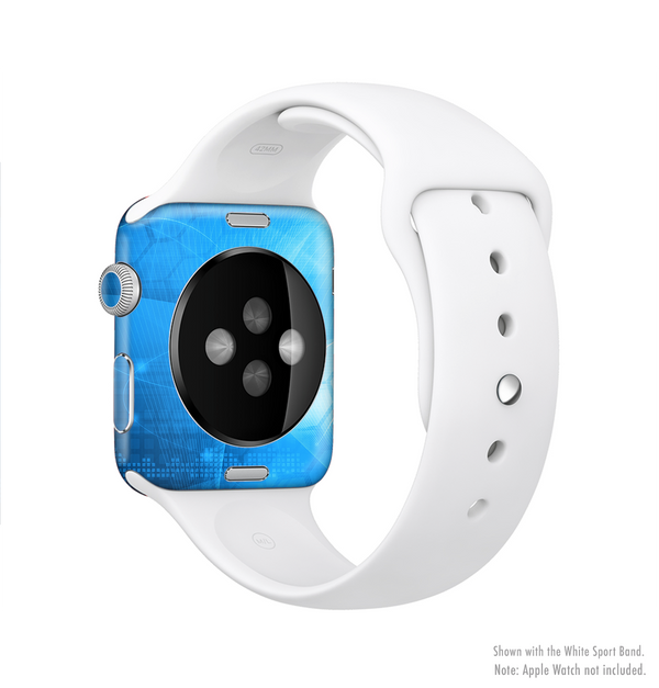 The Vivid Blue Fantasy Surface Full-Body Skin Kit for the Apple Watch
