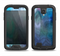 The Vivid Blue Sagging Painted Surface Samsung Galaxy S4 LifeProof Nuud Case Skin Set