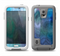 The Vivid Blue Sagging Painted Surface Samsung Galaxy S5 LifeProof Fre Case Skin Set