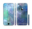 The Vivid Blue Sagging Painted Surface Sectioned Skin Series for the Apple iPhone 6s