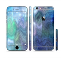 The Vivid Blue Sagging Painted Surface Sectioned Skin Series for the Apple iPhone 6s Plus