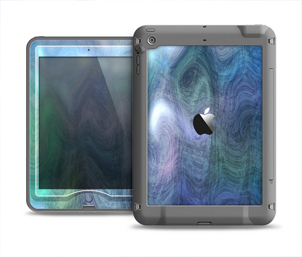 The Vivid Blue Sagging Painted Surface Apple iPad Mini LifeProof Nuud Case Skin Set