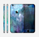 The Vivid Blue Sagging Painted Surface Skin for the Apple iPhone 6