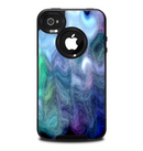 The Vivid Blue Sagging Painted Surface Skin for the iPhone 4-4s OtterBox Commuter Case