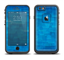 The Vivid Blue Techno Lines Apple iPhone 6/6s Plus LifeProof Fre Case Skin Set