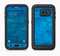 The Vivid Blue Techno Lines Full Body Samsung Galaxy S6 LifeProof Fre Case Skin Kit