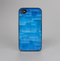 The Vivid Blue Techno Lines Skin-Sert for the Apple iPhone 4-4s Skin-Sert Case
