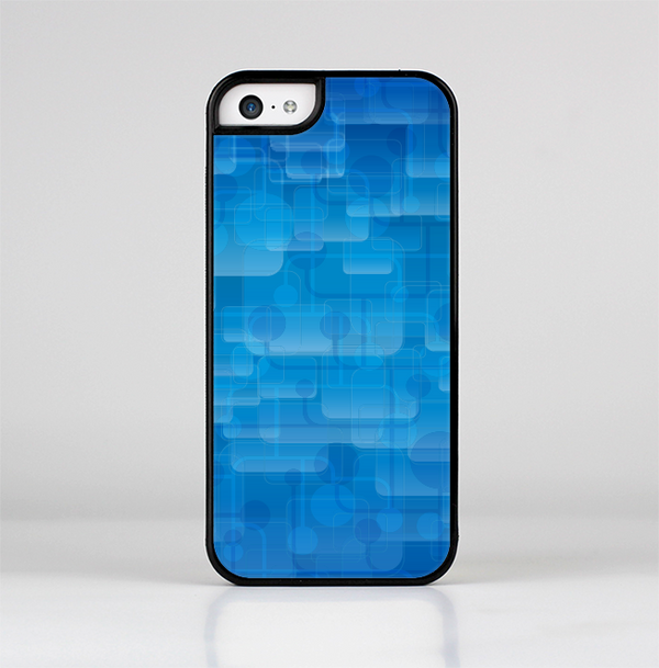 The Vivid Blue Techno Lines Skin-Sert Case for the Apple iPhone 5c