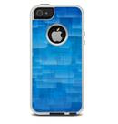 The Vivid Blue Techno Lines Skin For The iPhone 5-5s Otterbox Commuter Case