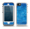 The Vivid Blue Techno Lines Skin for the iPhone 5-5s OtterBox Preserver WaterProof Case