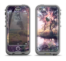 The Vivid Colored Forrest Scene Apple iPhone 5c LifeProof Nuud Case Skin Set